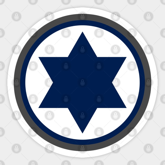 Original Roundel of the Israeli Air Force Sticker by EphemeraKiosk